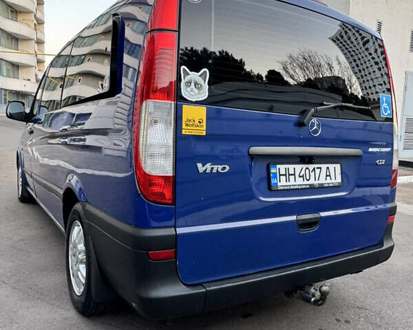 Синий Мерседес Вито, объемом двигателя 2.15 л и пробегом 281 тыс. км за 14999 $, фото 5 на Automoto.ua