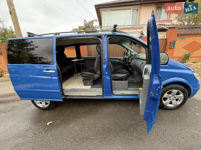 Синий Мерседес Вито, объемом двигателя 2.15 л и пробегом 357 тыс. км за 8200 $, фото 13 на Automoto.ua