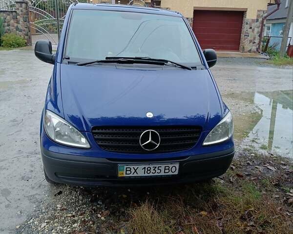 Синий Мерседес Вито, объемом двигателя 2.15 л и пробегом 242 тыс. км за 8300 $, фото 4 на Automoto.ua