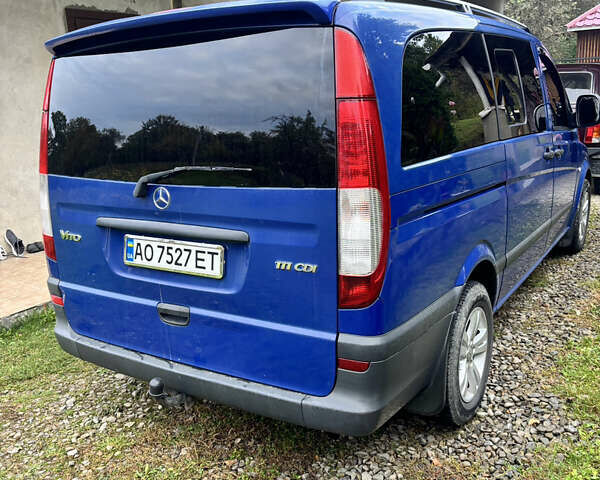 Синій Мерседес Віто, об'ємом двигуна 2.2 л та пробігом 281 тис. км за 10500 $, фото 8 на Automoto.ua