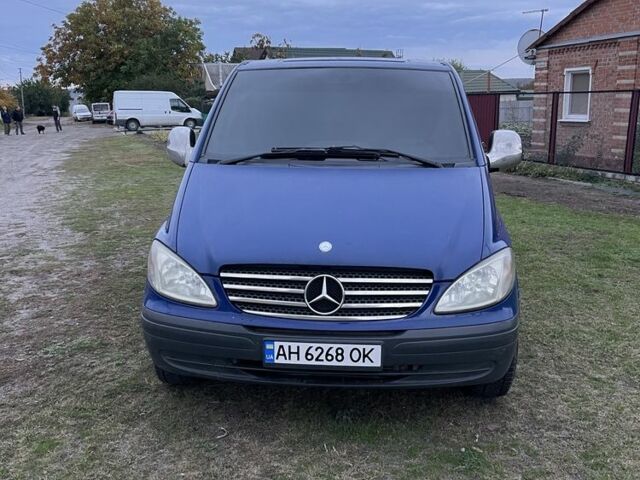 Синий Мерседес Вито, объемом двигателя 2.1 л и пробегом 390 тыс. км за 8900 $, фото 4 на Automoto.ua