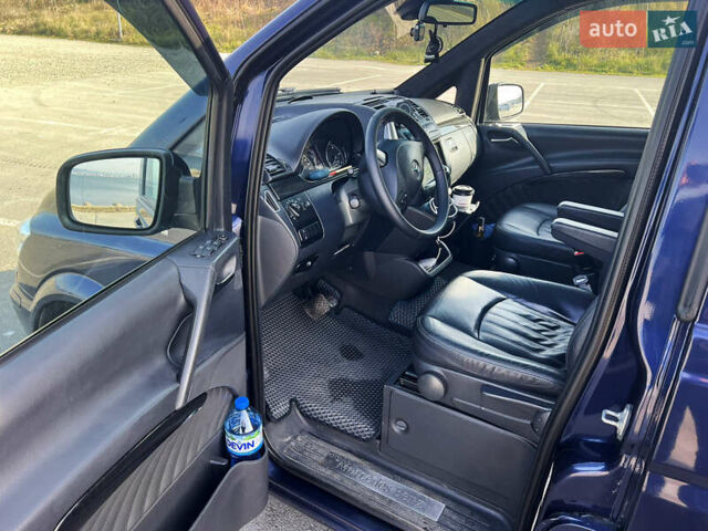 Синий Мерседес Вито, объемом двигателя 2.2 л и пробегом 480 тыс. км за 16000 $, фото 11 на Automoto.ua