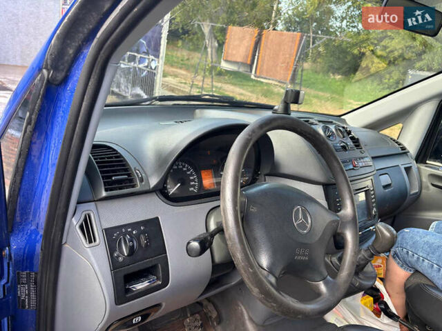 Синий Мерседес Вито, объемом двигателя 2.15 л и пробегом 312 тыс. км за 10700 $, фото 7 на Automoto.ua