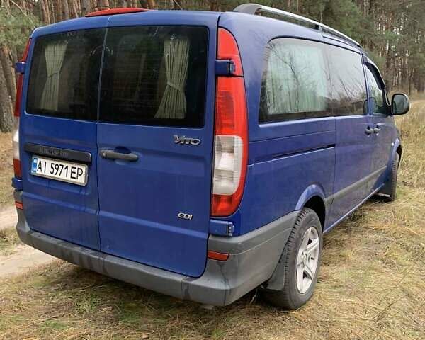 Синий Мерседес Вито, объемом двигателя 2.15 л и пробегом 412 тыс. км за 8700 $, фото 5 на Automoto.ua