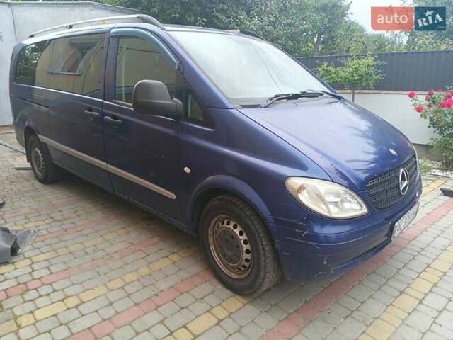 Синий Мерседес Вито, объемом двигателя 2.15 л и пробегом 295 тыс. км за 8900 $, фото 11 на Automoto.ua
