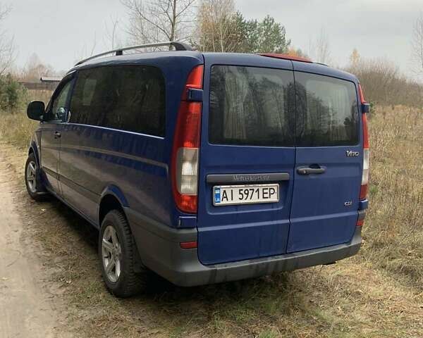 Синий Мерседес Вито, объемом двигателя 2.15 л и пробегом 412 тыс. км за 8700 $, фото 4 на Automoto.ua