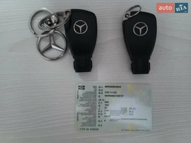 Синий Мерседес Вито, объемом двигателя 2.15 л и пробегом 295 тыс. км за 8900 $, фото 1 на Automoto.ua