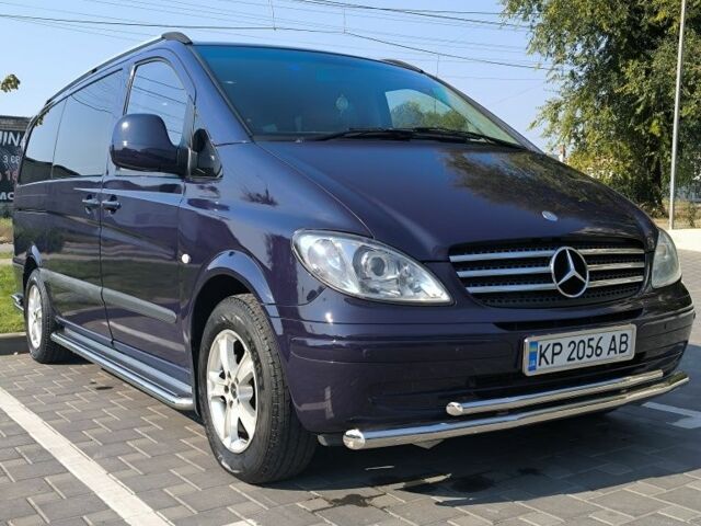 Синий Мерседес Вито, объемом двигателя 2.1 л и пробегом 302 тыс. км за 11800 $, фото 3 на Automoto.ua