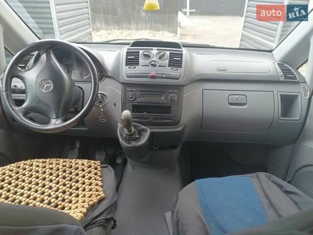 Синий Мерседес Вито, объемом двигателя 2.15 л и пробегом 295 тыс. км за 8900 $, фото 6 на Automoto.ua