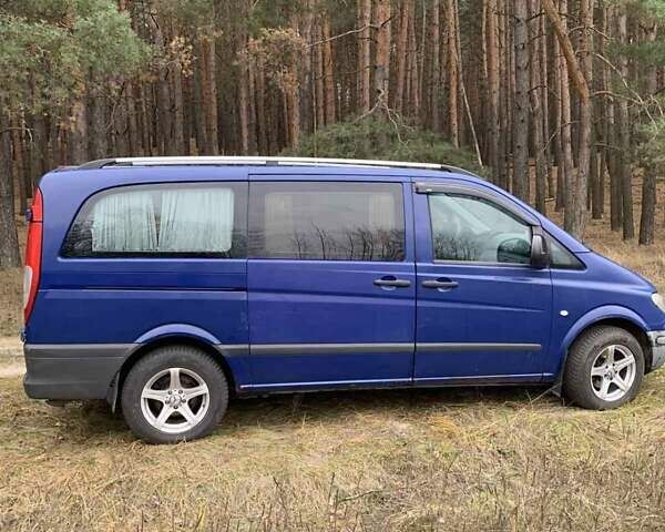 Синий Мерседес Вито, объемом двигателя 2.15 л и пробегом 412 тыс. км за 8700 $, фото 3 на Automoto.ua