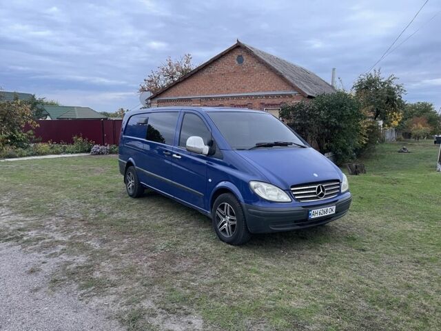 Синий Мерседес Вито, объемом двигателя 2.1 л и пробегом 390 тыс. км за 8900 $, фото 3 на Automoto.ua