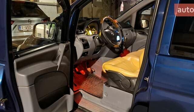 Синий Мерседес Вито, объемом двигателя 2.15 л и пробегом 429 тыс. км за 13034 $, фото 4 на Automoto.ua