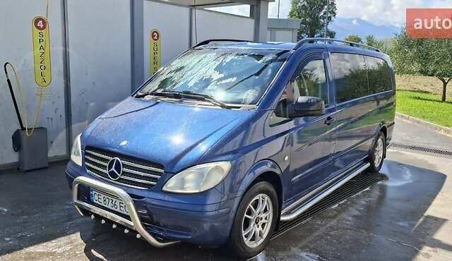 Синий Мерседес Вито, объемом двигателя 2.15 л и пробегом 429 тыс. км за 13034 $, фото 7 на Automoto.ua