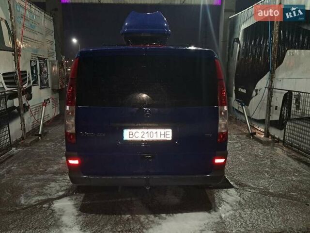 Синий Мерседес Вито, объемом двигателя 2.14 л и пробегом 285 тыс. км за 12000 $, фото 9 на Automoto.ua