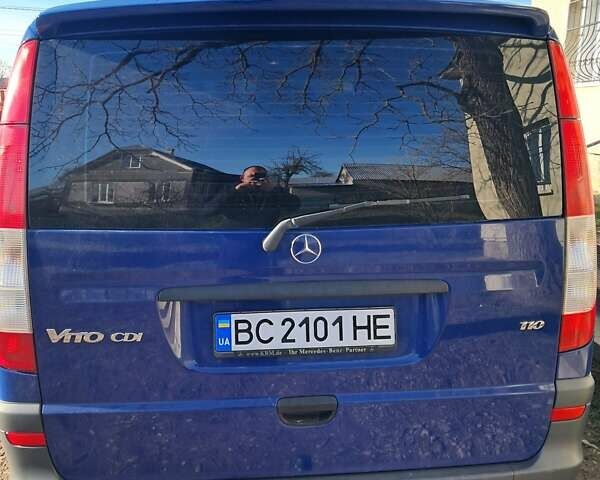 Синий Мерседес Вито, объемом двигателя 2.14 л и пробегом 285 тыс. км за 12000 $, фото 21 на Automoto.ua