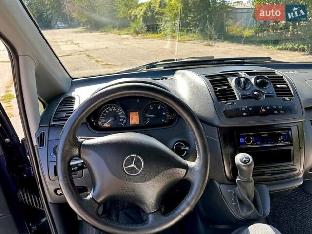 Мерседес Вито 2011 в Запорожье на Automoto.ua Синий Мерседес Вито, объемом двигателя 2.14 л и пробегом 302 тыс. км за 10500 $, фото 6 на Automoto.ua