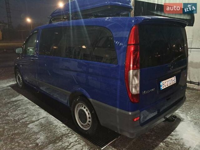 Синий Мерседес Вито, объемом двигателя 2.14 л и пробегом 285 тыс. км за 12000 $, фото 5 на Automoto.ua