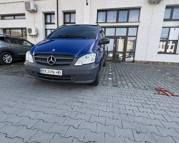 Синий Мерседес Вито, объемом двигателя 2.14 л и пробегом 400 тыс. км за 10000 $, фото 1 на Automoto.ua