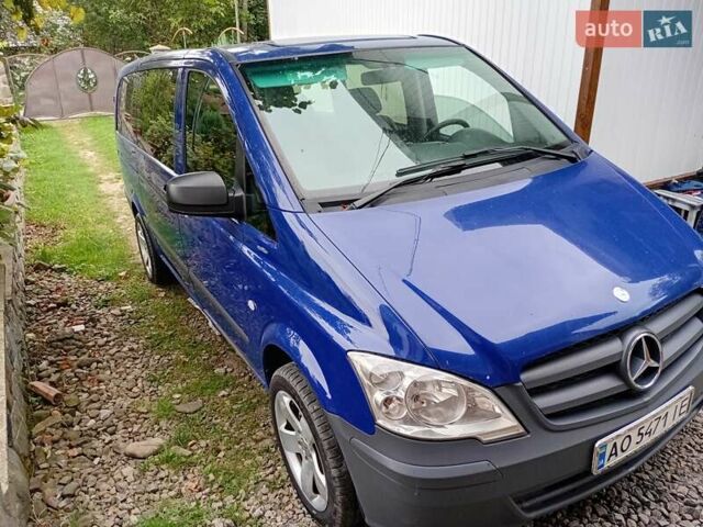 Синий Мерседес Вито, объемом двигателя 2.14 л и пробегом 395 тыс. км за 14500 $, фото 3 на Automoto.ua