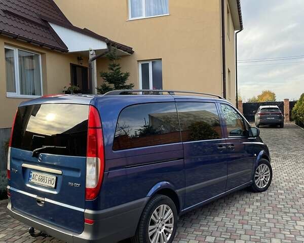 Синий Мерседес Вито, объемом двигателя 2.14 л и пробегом 385 тыс. км за 15999 $, фото 4 на Automoto.ua