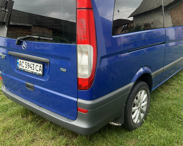 Синий Мерседес Вито, объемом двигателя 2.14 л и пробегом 309 тыс. км за 15500 $, фото 7 на Automoto.ua