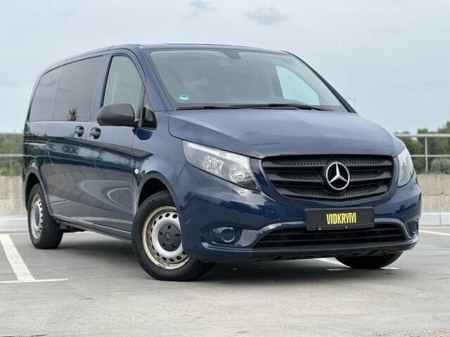 Синий Мерседес Вито, объемом двигателя 1.8 л и пробегом 195 тыс. км за 19900 $, фото 2 на Automoto.ua