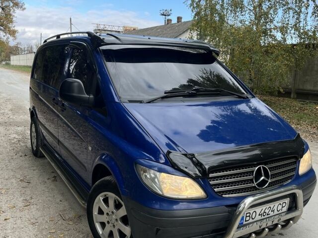 Синий Мерседес Вито, объемом двигателя 2.1 л и пробегом 270 тыс. км за 6600 $, фото 4 на Automoto.ua