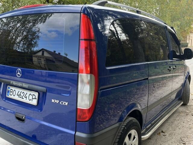 Синий Мерседес Вито, объемом двигателя 2.1 л и пробегом 270 тыс. км за 6600 $, фото 1 на Automoto.ua