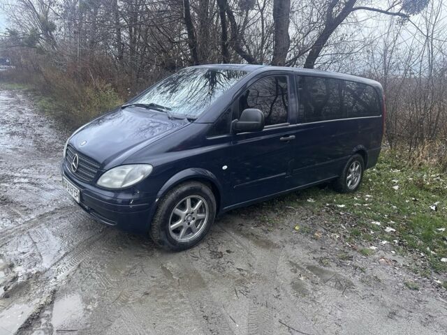 Синий Мерседес Вито, объемом двигателя 2.1 л и пробегом 300 тыс. км за 7500 $, фото 2 на Automoto.ua