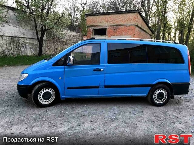 Мерседес Віто 2004 у Емильчином на Automoto.ua Синій Мерседес Віто, об'ємом двигуна 2.1 л та пробігом 295 тис. км за 6500 $, фото 2 на Automoto.ua