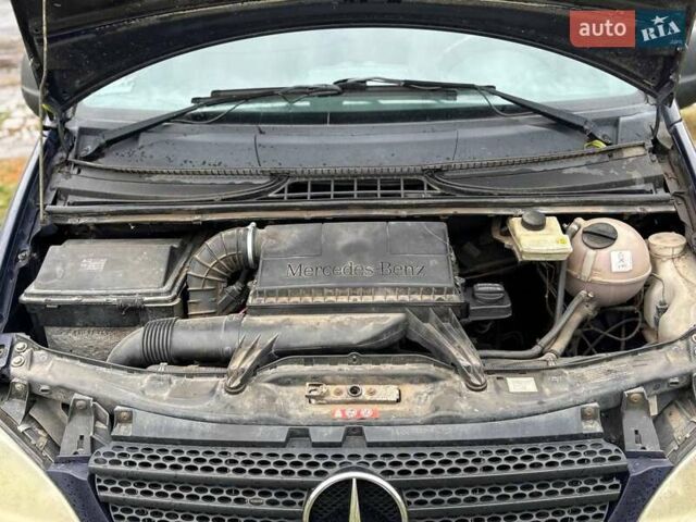 Синий Мерседес Вито, объемом двигателя 2.15 л и пробегом 238 тыс. км за 4500 $, фото 6 на Automoto.ua