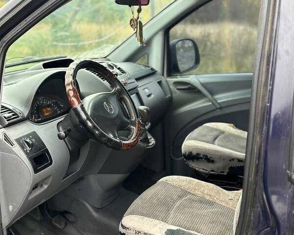 Синий Мерседес Вито, объемом двигателя 2.15 л и пробегом 238 тыс. км за 4500 $, фото 5 на Automoto.ua