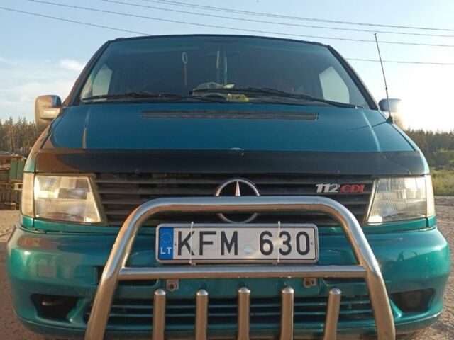 Мерседес Вито 2002 в Полтаве на Automoto.ua Зеленый Мерседес Вито, объемом двигателя 2.2 л и пробегом 200 тыс. км за 6500 $, фото 2 на Automoto.ua