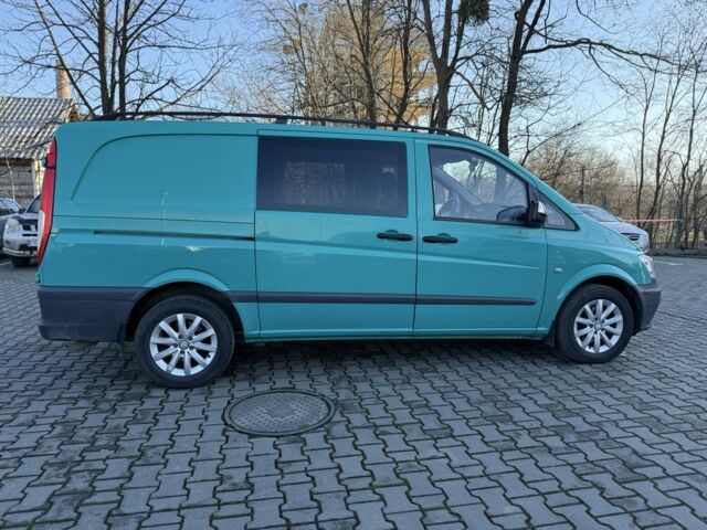 Зеленый Мерседес Вито, объемом двигателя 2.2 л и пробегом 285 тыс. км за 10500 $, фото 7 на Automoto.ua