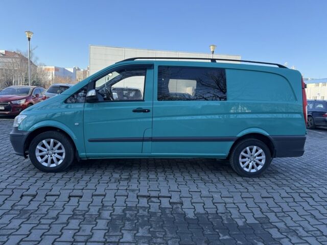 Зеленый Мерседес Вито, объемом двигателя 2.2 л и пробегом 285 тыс. км за 10500 $, фото 2 на Automoto.ua