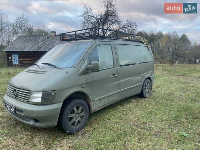Зеленый Мерседес Вито, объемом двигателя 2.3 л и пробегом 350 тыс. км за 2500 $, фото 2 на Automoto.ua