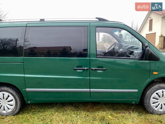 Зеленый Мерседес Вито, объемом двигателя 2.2 л и пробегом 370 тыс. км за 6000 $, фото 5 на Automoto.ua