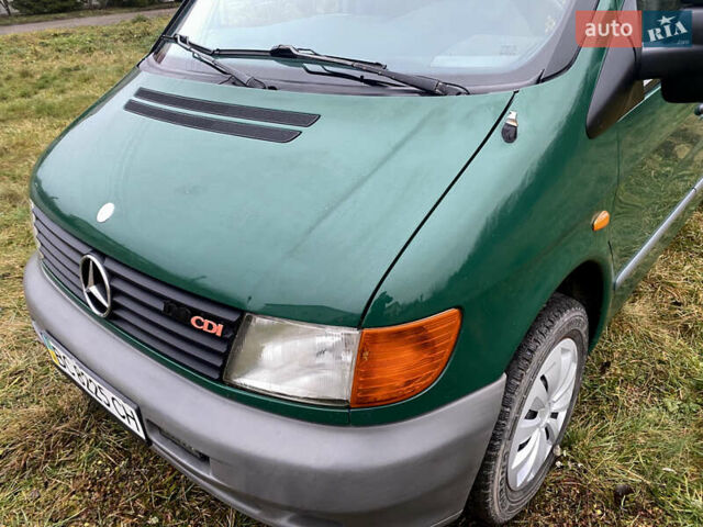 Зеленый Мерседес Вито, объемом двигателя 2.2 л и пробегом 370 тыс. км за 6000 $, фото 16 на Automoto.ua