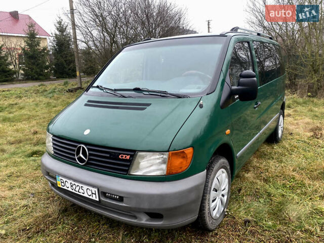 Зеленый Мерседес Вито, объемом двигателя 2.2 л и пробегом 370 тыс. км за 6000 $, фото 17 на Automoto.ua