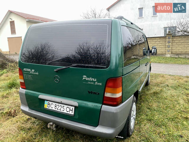 Зеленый Мерседес Вито, объемом двигателя 2.2 л и пробегом 370 тыс. км за 6000 $, фото 9 на Automoto.ua