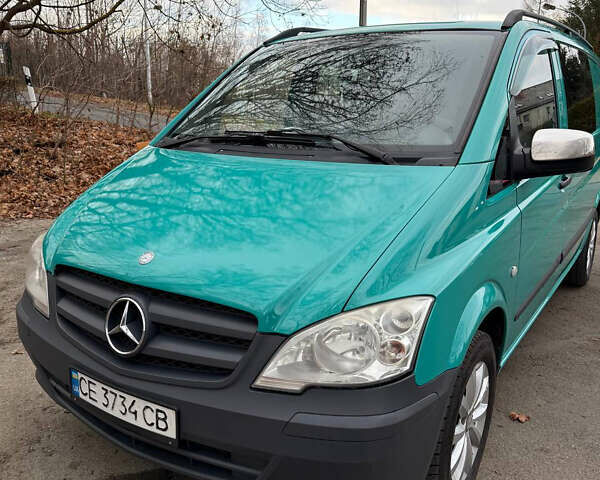 Зеленый Мерседес Вито, объемом двигателя 2.2 л и пробегом 544 тыс. км за 9000 $, фото 11 на Automoto.ua