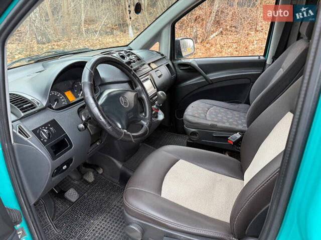 Зеленый Мерседес Вито, объемом двигателя 2.2 л и пробегом 544 тыс. км за 9000 $, фото 9 на Automoto.ua