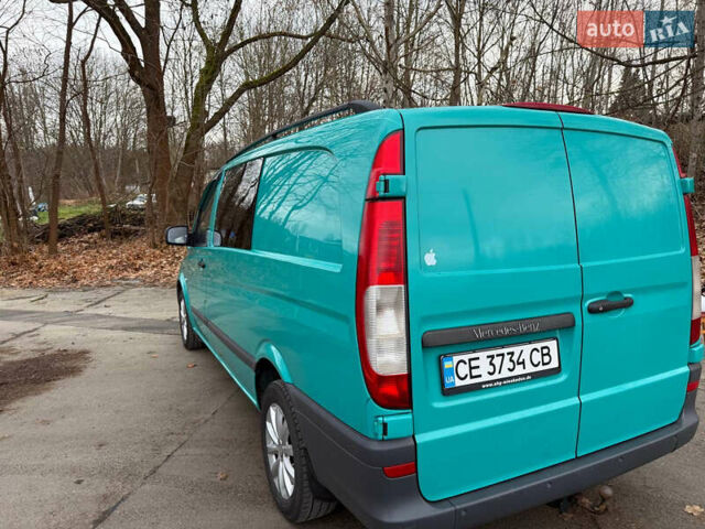 Зеленый Мерседес Вито, объемом двигателя 2.2 л и пробегом 544 тыс. км за 9000 $, фото 1 на Automoto.ua