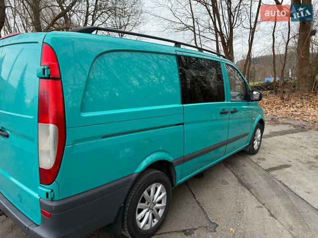 Зеленый Мерседес Вито, объемом двигателя 2.2 л и пробегом 544 тыс. км за 9000 $, фото 5 на Automoto.ua