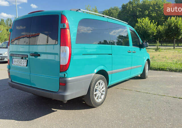 Зеленый Мерседес Вито, объемом двигателя 2.14 л и пробегом 200 тыс. км за 13500 $, фото 1 на Automoto.ua