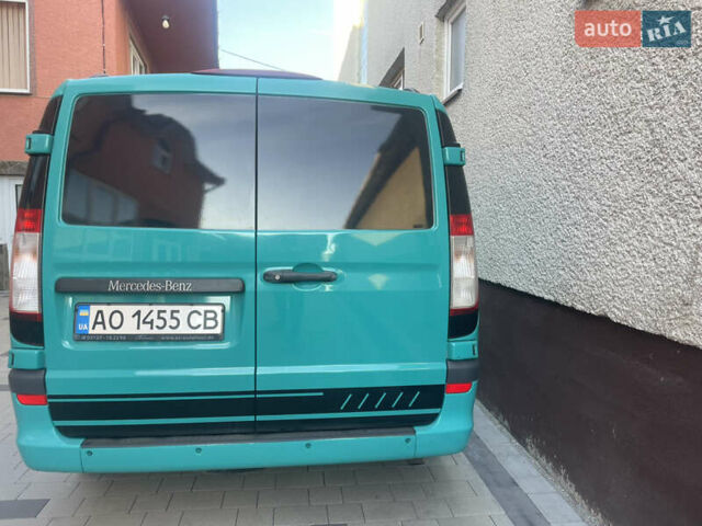 Зеленый Мерседес Вито, объемом двигателя 2.2 л и пробегом 202 тыс. км за 14150 $, фото 4 на Automoto.ua