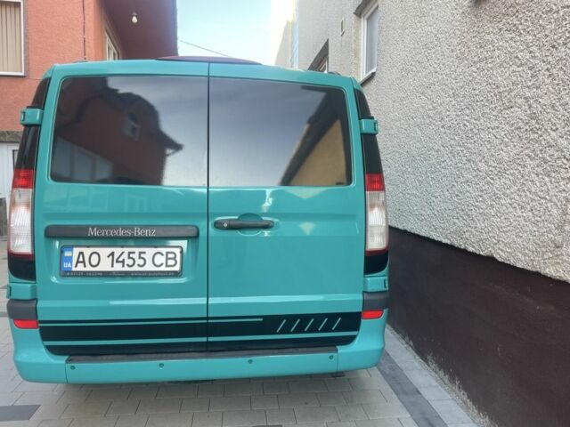 Зеленый Мерседес Вито, объемом двигателя 2.1 л и пробегом 202 тыс. км за 14200 $, фото 3 на Automoto.ua