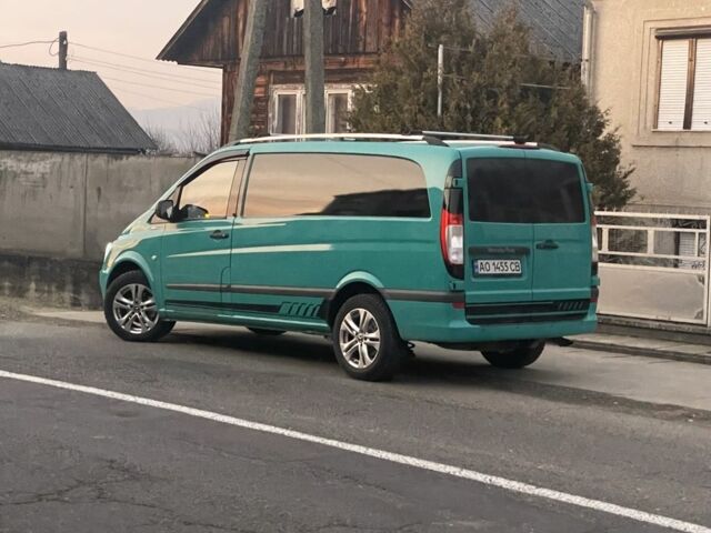 Зеленый Мерседес Вито, объемом двигателя 2.1 л и пробегом 202 тыс. км за 14200 $, фото 1 на Automoto.ua