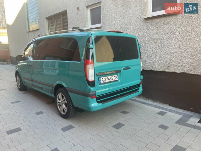 Зеленый Мерседес Вито, объемом двигателя 2.2 л и пробегом 202 тыс. км за 14150 $, фото 11 на Automoto.ua
