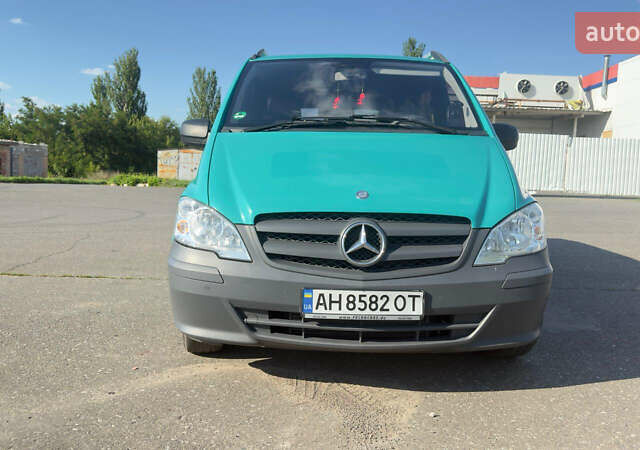 Зеленый Мерседес Вито, объемом двигателя 2.14 л и пробегом 200 тыс. км за 13500 $, фото 11 на Automoto.ua